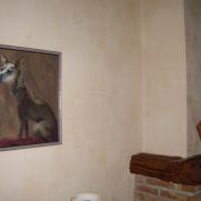 in het interieur