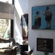 in het interieur