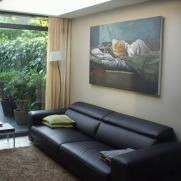in het interieur