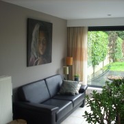 in het interieur