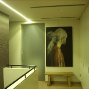 in het interieur