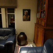 in het interieur