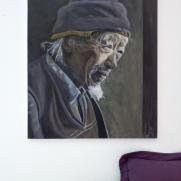 in het interieur