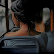 Het meisje op de trein