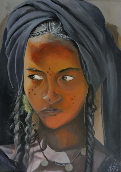 Girl in amber